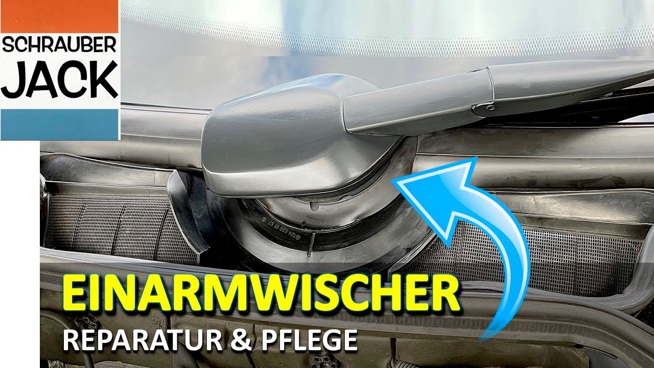 Стеклоочиститель с одним рычагом, ремонт описан пошагово.