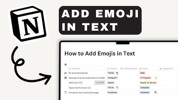 How to Add Emoji in Text in Notion | Notion Tutorial (2025)