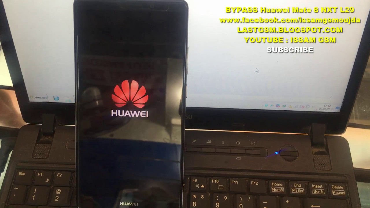 Huawei Mate 8 NXT L29 BYPASS GOOGLE ACCOUNT REMOVE FRP 2016 - YouTube
