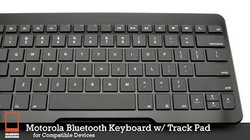 Motorola Bluetooth Keyboard w/Track Pad