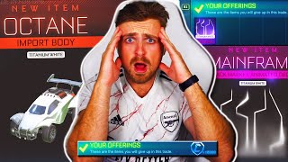 This is the CRAZIEST Blind Trading in ROCKET LEAGUE HISTORY... *THE MOST INSANE SNIPES OF ALL TIME*