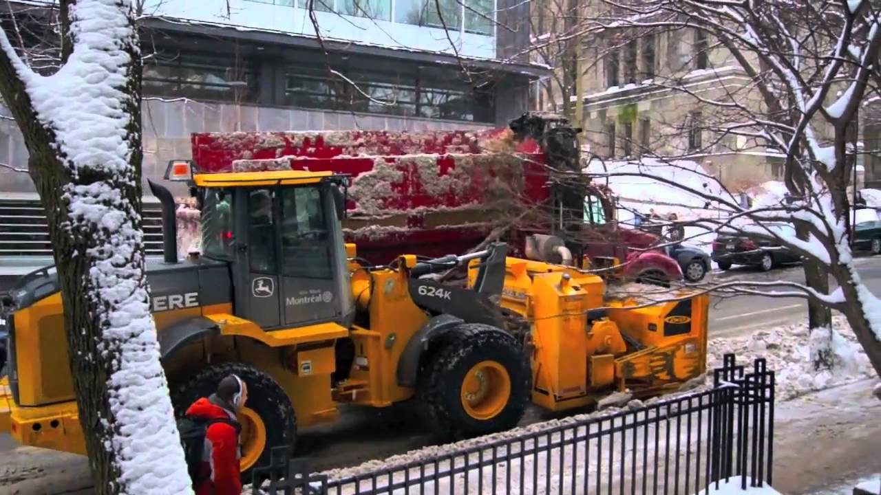Removal of the Snow in Montréal YouTube