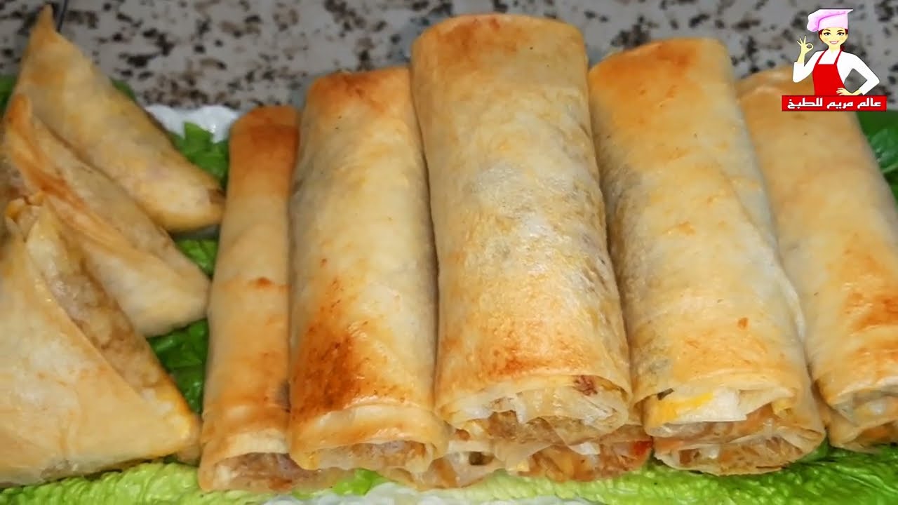 تحضير قننطات و بريوات بالطون والجبن لذاذ و ساهلين وبسرعة يوجدو│عالم مريم للطبخ