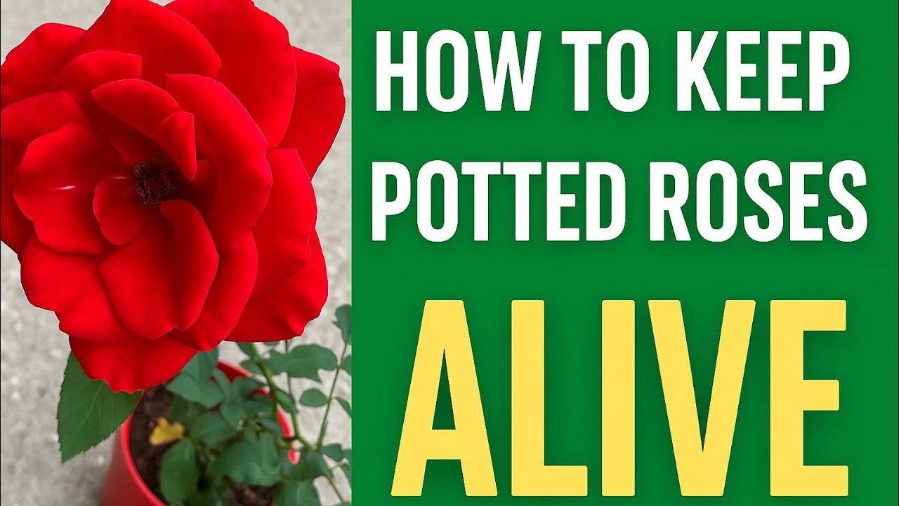 Keeping Roses Alive How to Keep Potted Roses Alive | My Top 5 Tips After 2 Years of ...