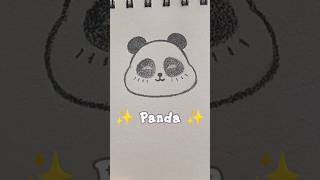 Cute things to draw when bored - #17 PANDA #aestheticdrawing #cutedrawing #panda #drawingtutorial