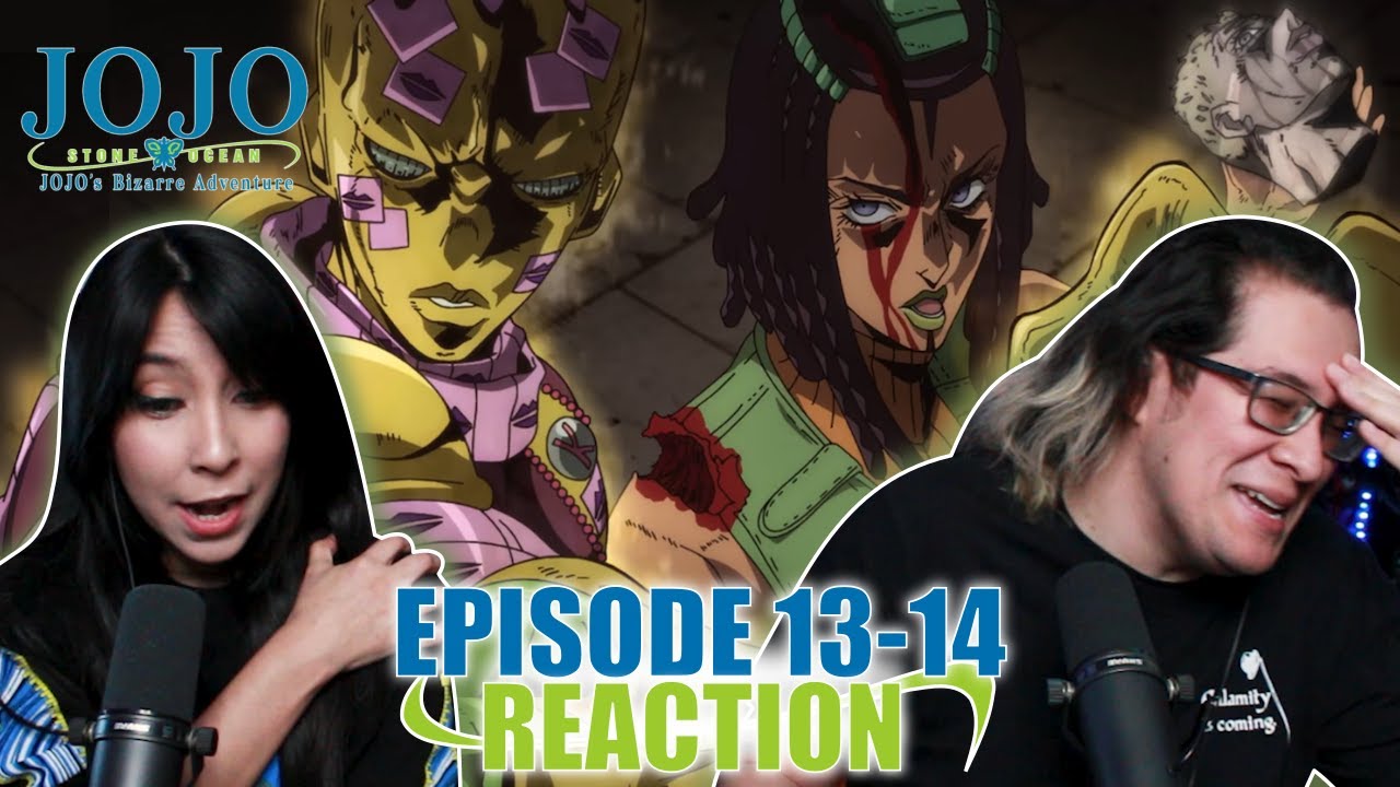KISS OF LOVE AND REVENGE!! | JoJo's Bizarre Adventure Stone Ocean Episode 13-14 Reaction!