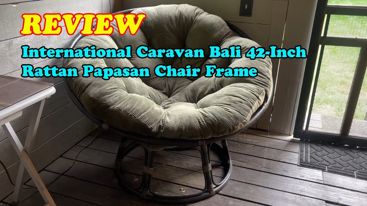 International Caravan Bali 42-Inch Rattan Papasan Chair Frame Review