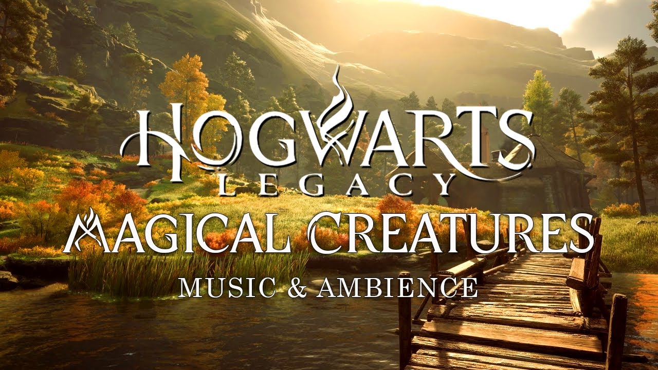 Hogwarts Legacy - Magical Creatures Class at Hogwarts - Calming Harry Potter Music & Fall Ambience