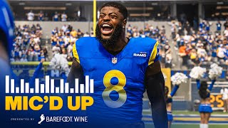 Jared Verse Micd Up & Hyped During The Rams 34-10 Win Over The Saints