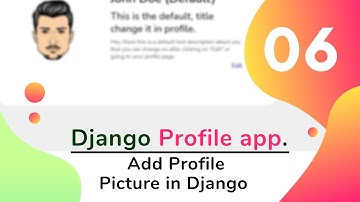 Add Profile picture in Django || Pt-6 || Django Complete Profile app || O.nitin353