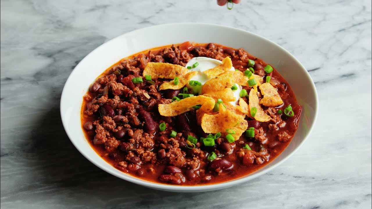 Easy Slow Cooker Chili YouTube