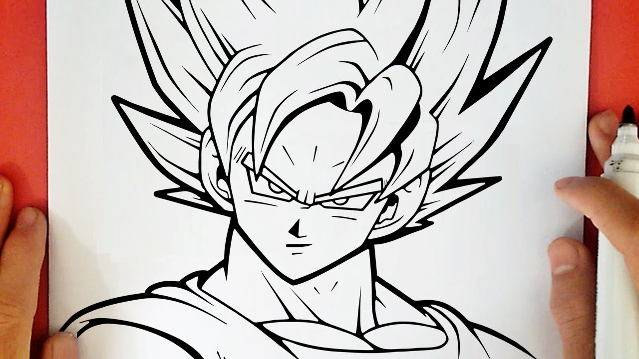 Como desenhar Goku SSJ4 Passo a passo - How To Draw Goku SSJ4. 