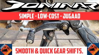 KTM Gear Lever In Dominar 400 | Dominar Gear Shift Problem Solved | Dominar 400 Modified