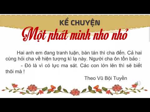 Tuần 17 - kể chuyện