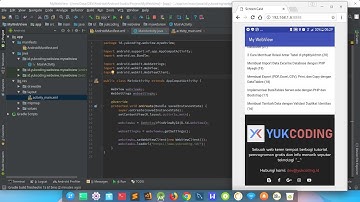 Membuat Apk WebView dengan Android Studio