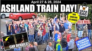 ASHLAND TRAIN DAY, TRAIN CAR DERAILS! ONE OF OUR BEST GRAB BAGS, PLEASE DON’T MISS IT