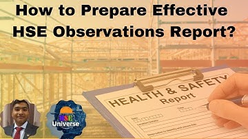Unlocking Secrets: Writing an Effective HSE Observation Report