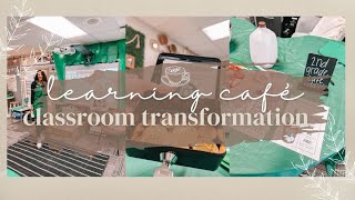 Learning Cafe Coffee Shop Classroom Transformation | Starbucks Inspired Classroom  Transformation