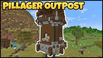 Where To Find PILLAGER OUTPOST In MINECRAFT