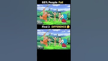 Find 3 Difference 68% people fail 🤔🧠 II #shortsvideo #shorts #trending #viral