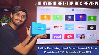 Jio Hybrid Set-Top Box Review 2021 | Setup, Remote, Mobile App, All TV Channels, Jio TV+, OTT & More screenshot 2