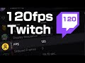 120fps Twitch live streaming setup with OBS Studio - full guide