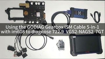 Autel IM608 Read Benz 722.9 VGS2 NAG2 7GT Gearbox Data with Godiag 5 in 1 Cable- OBDII365