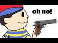 Ness with gun