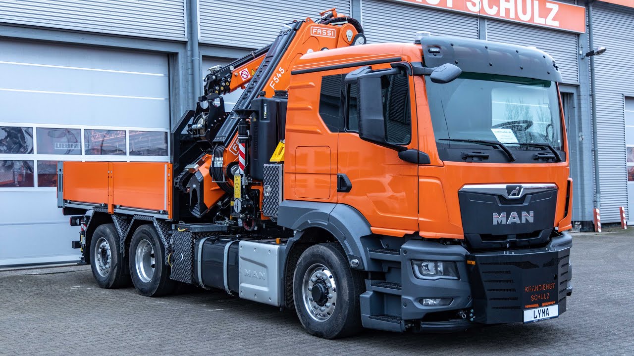 MAN TGS 26.470 6x4-4 Hydro mit FASSI F545 RA 2.27 und JIB L214 | LYMA Kran und Fahrzeugbau