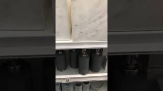 What?! 85$ Marble Trash Can?! It’s Pretty but #nothanks #bedbathandbeyond What?! 85$ Marble Trash Can?! It’s Pretty but #nothanks #bedbathandbeyond