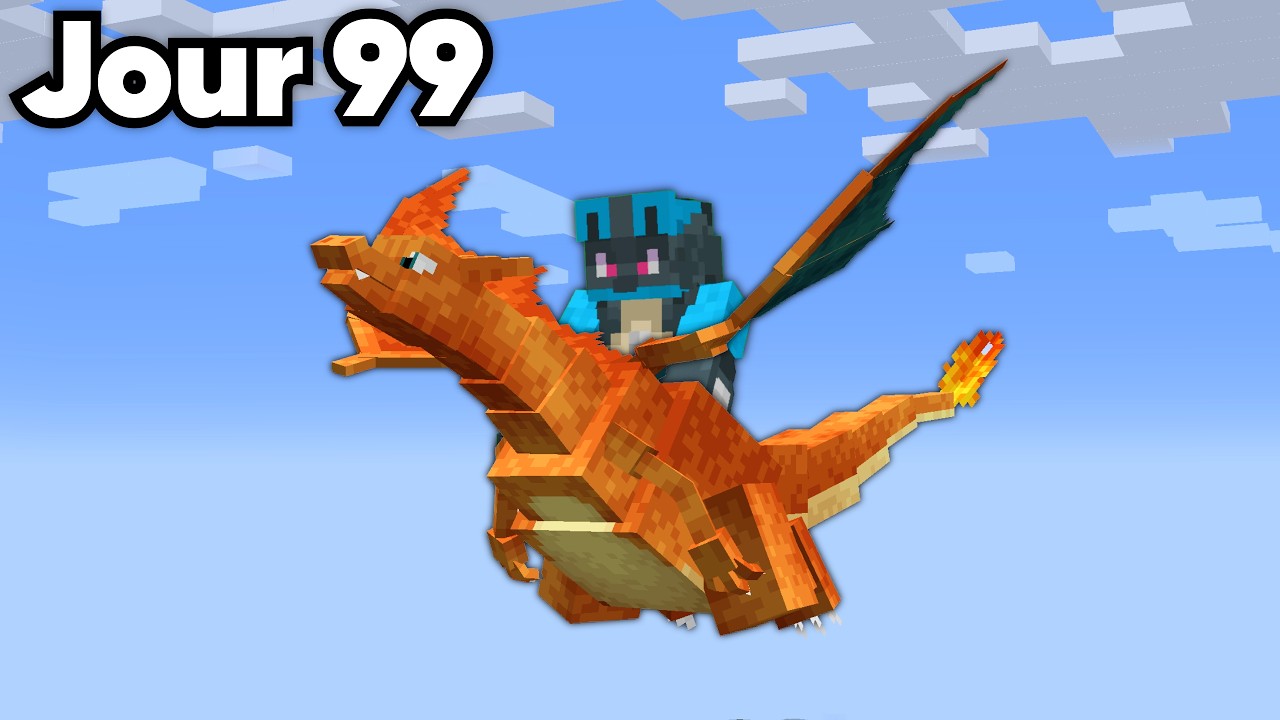 100 Jours sur le Mod COBBLEMON sur Minecraft..
