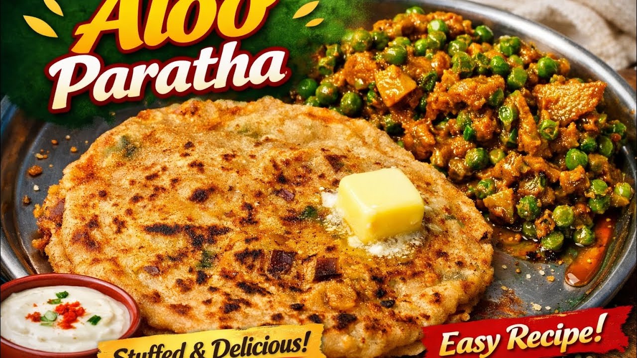Perfect Aloo Paratha Banane Ka Easy Tarika | Desi Breakfast Special 🥔🫓
