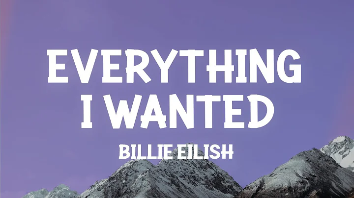 Billie Eilish - everything i wanted (Lyrics)