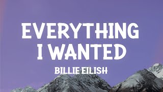 Video thumbnail of "Billie Eilish - everything i wanted (Lyrics)"