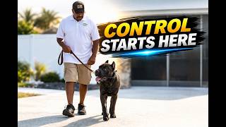 How to Stop Dog Reactivity, Pulling & Aggression (Leash Control Fix) Cane Corso