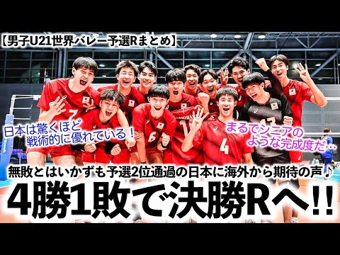 Summary of the Men's U21 World Volleyball Qualifiers] 