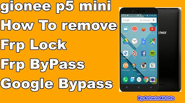 gionee p5 mini How To remove frp Lock
