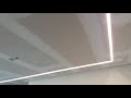 colocando perfil de led em drywall