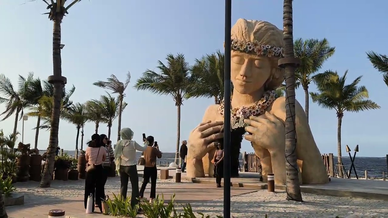 Aloha Pantai Pasir Putih PIK 2 | Masuknya GERATIS | Rekomendasi Pantai Ala Atlas  