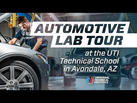 Automotive Lab Tour at the UTI Technical School in Avondale, AZ - Universal Technical Institute