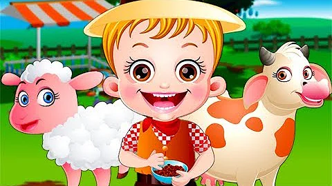 Baby Hazel Farm Tour | Fun Game Videos By Baby Hazel Games