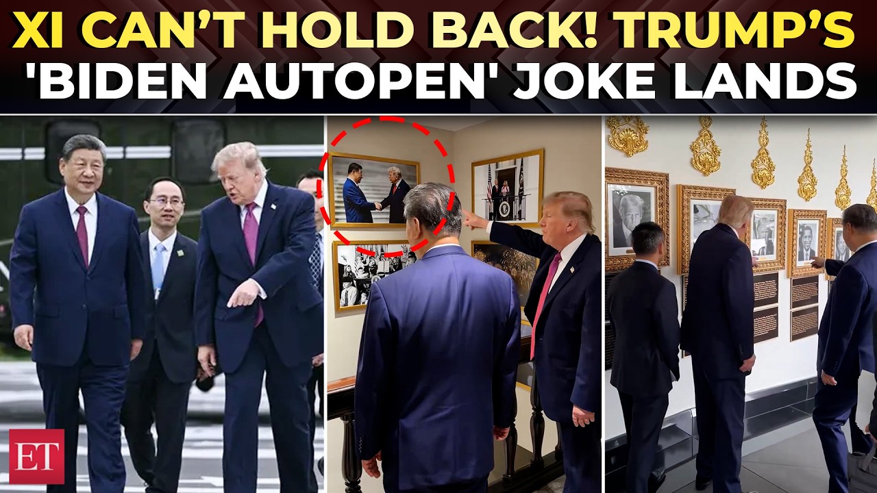 'This is the autopen... It's Biden': Xi breaks into rare laughter as Trump mocks former US President