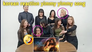 Korean Reaction to Yimmy Yimmy -Tayc | Shreya Ghoshal | Jacqueline Fernandez | Rajat N | MT Reaction