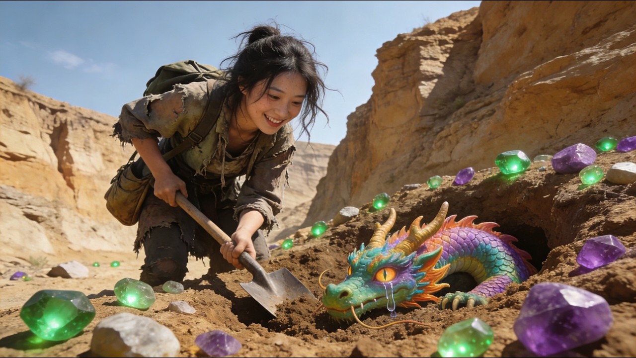 【PENUH】🔥Menemukan Naga Kerangka, Gadis Dapat Mata Tembus Pandang, Sampah Jadi Harta!