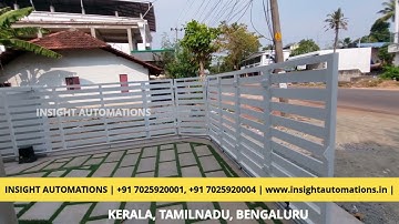 Corner Sliding Gate by insight Automations #insightautomations #slidinggate