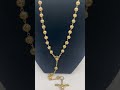 Beautiful, 24k Gold, 30 Inch, Large Rosary