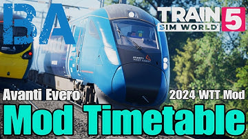 EXPANDED WCML South 2024 Timetable - PC Mod - Class 805 - Train Sim World 5