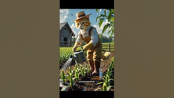 Story Of A Lazy Cat That Becomes Responsible// #shorts //#youtubeshorts #animation