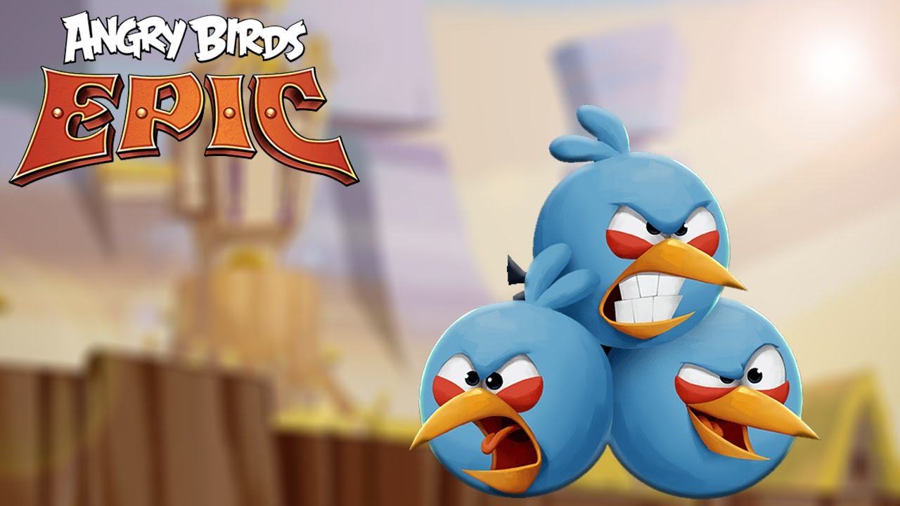 Angry birds 3d. Синяя Троица. Синяя Троица Angry Birds. Angry Birds 2 синий Троицы. Синяя Троица Angry Birds Epic.