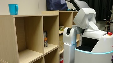 Toyota HSR robot pick&place by deep learning at Kyutech